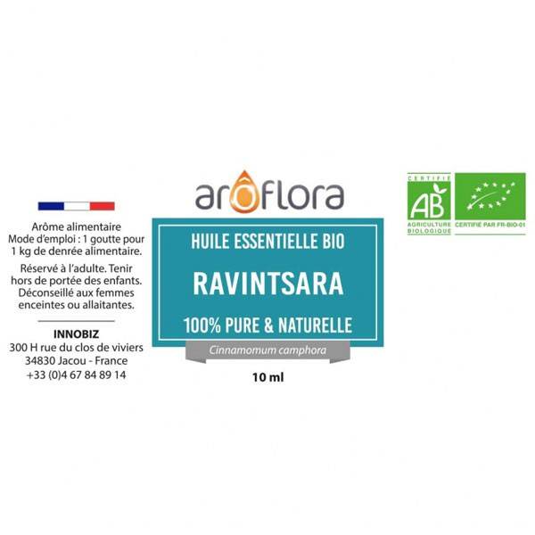 Ravintsara AB - Leaves - 10 ml - Essential oil Aroflora - View 2