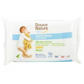 Baby soft towels in organic cotton at the Aloe Vera – x40 – Douce Nature