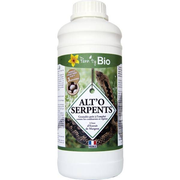ALT'O SERPENTS - Repulsive pellet snake – 300 gr – Penntybio