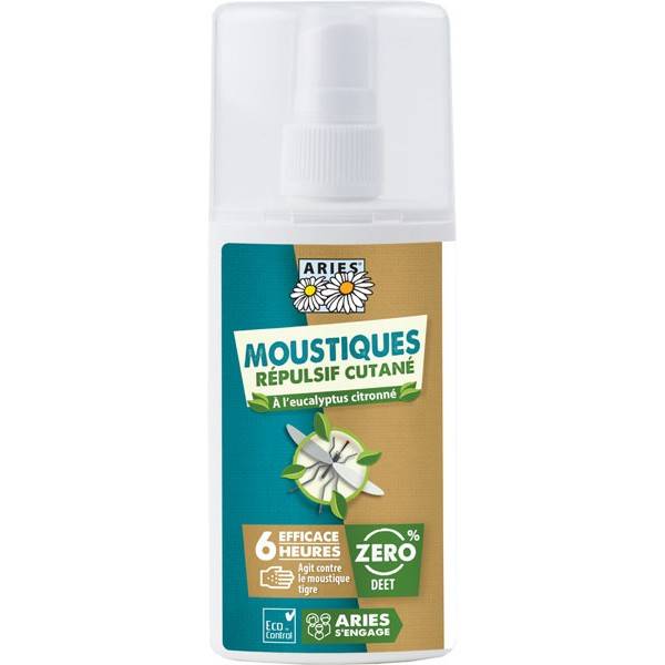 Spray lotion anti-moustique pour la peau bio – 100 ml - Aries