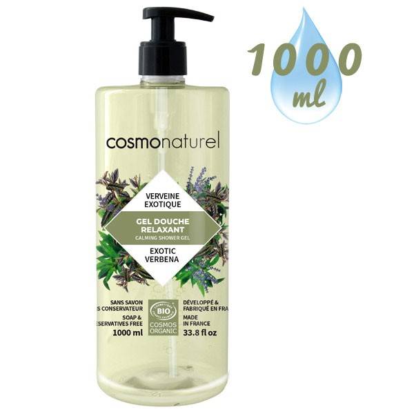 Relaxing shower gel Exotic glass – 1000 ml – Cosmo Naturel