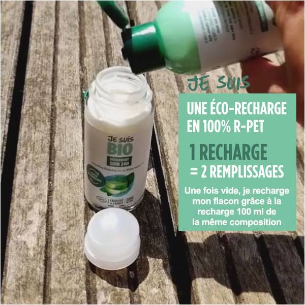 Recharge for deodorant roll on Je suis Bio