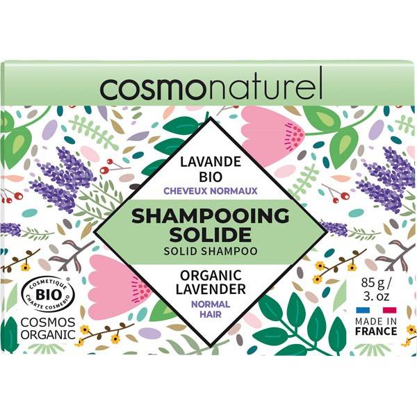 Natural Hair Solid Shampoo Lavender Bio - 85gr - Cosmo Naturel