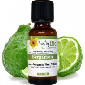 Essential oil of Bergamote Bio - Fruits - Penntybio - Flacon 30 ml