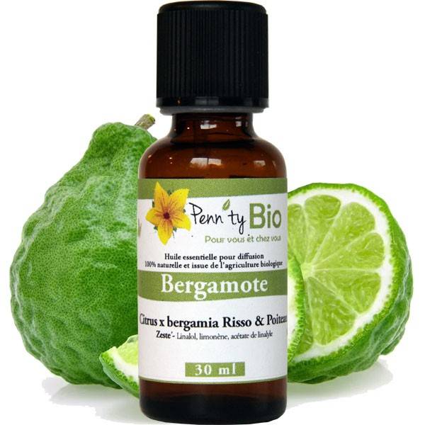 Huile essentielle de Bergamote Bio - Fruits - Penntybio - Flacon 30 ml
