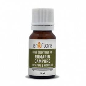 Romarin à camphre Bio - Rameaux - 10 ml - Huile essentielle Aroflora