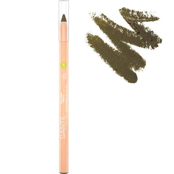 Crayon à paupière KAJAL N°4 Golden Olive – Maquillage Sante - Vue 1
