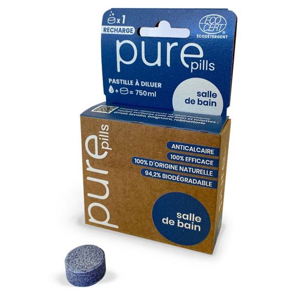 Recharge Cleaning Bathroom Anticalcaire - 1 tablet - Pure Pills