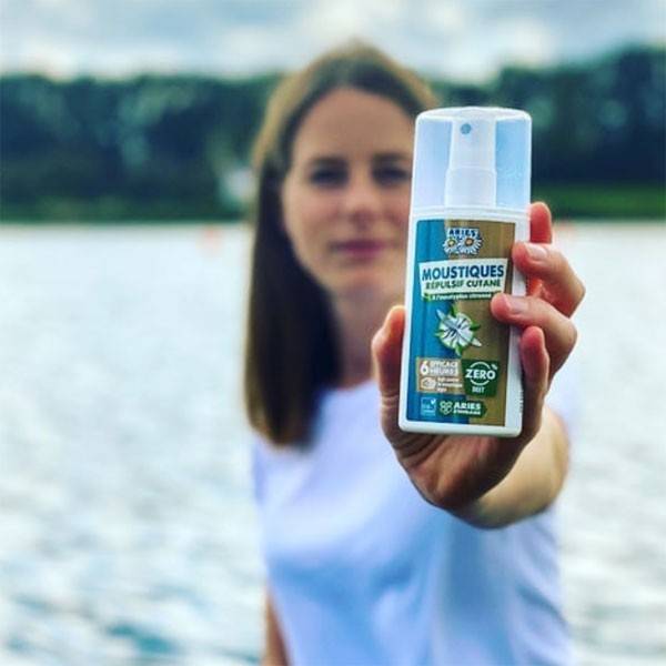 Spray lotion anti-moustique pour la peau bio – 100 ml - Aries - Image d'ambiance