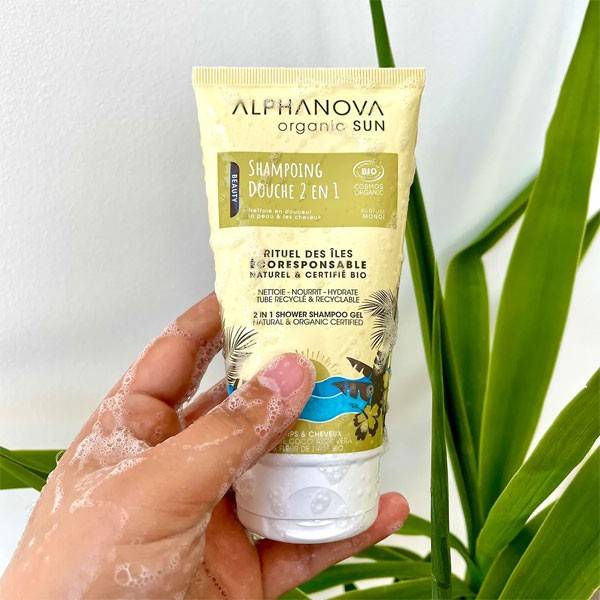 Bio 2 shower shampoo in 1 Monoï Alphanova - View 1