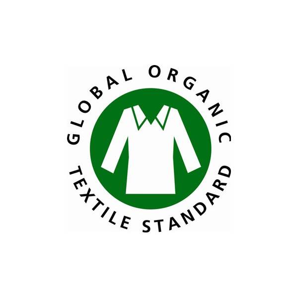 Logo GOTS pour le mini-gant à démaquiller lavable et réutilisable.