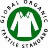 Logo GOTS pour le mini-gant à démaquiller lavable et réutilisable.