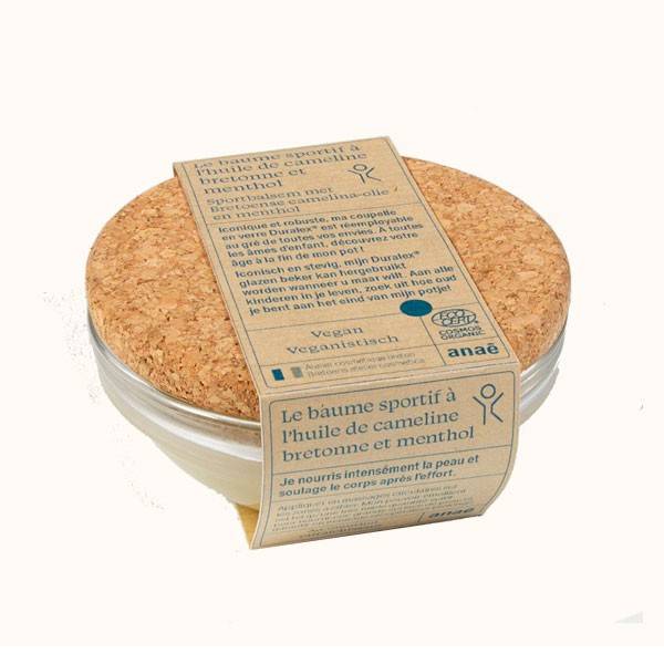 Organic Camelina and Organic Menthol Sports Balm - 60 ml - Anaé - Vue 1