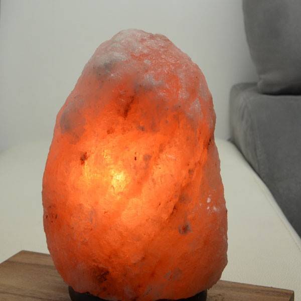 Lampe en Cristal de Sel d'Himalaya de 2 à 3 kg  - Zen Arôme - Vue 2