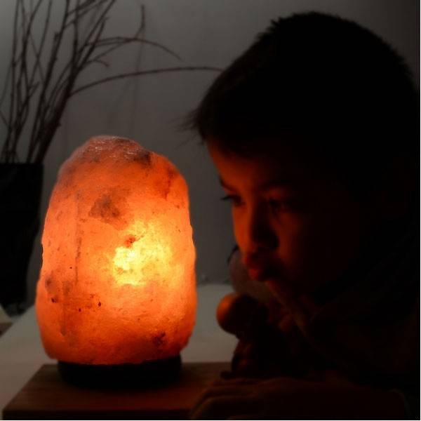 Lampe en Cristal de Sel d'Himalaya de 2 à 3 kg  - Zen Arôme - Vue 7
