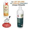 Changement d'étiquette pour le lait de cire au Carnauba - 1 litre - La Droguerie Écologique