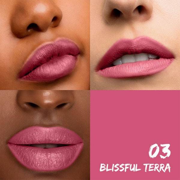 Reinforced colors for matt lipstick 03 Blissful Terra