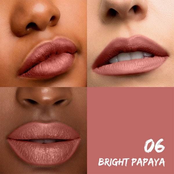 Reduced colors for matt lipstick 06 Bright Papaya Health