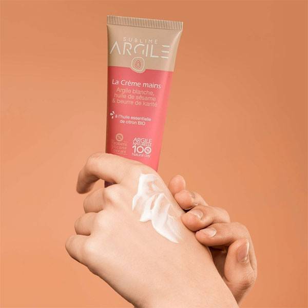 Cream hands white clay, sesame, shea - 50 ml - Argiletz - View 1