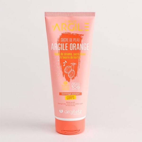 Gommage exfoliant corps Argile Orange - 200 ml - Argiletz
