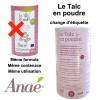 Label change for powder talc - 300 grs - Anaé