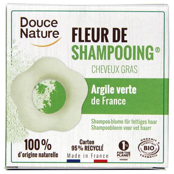 Solid Shampoo Flower Fatty Hair – 85 gr – Douce Nature - View 2