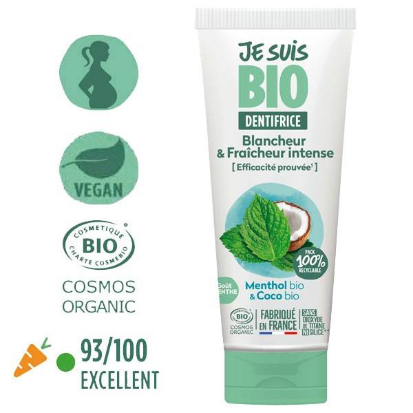 White and intense freshness - 75 ml - Je suis Bio