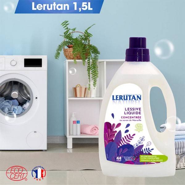 Lessive liquide concentrée au savon de Marseille Lerutan