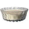 Solid citrus tableware in flared translucent glass dish 110 grs