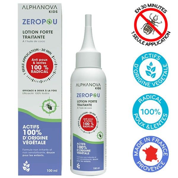 Anti-lice treatment lotion ZeroPou Alphanova Kids