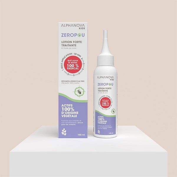 ZeroPou Alphanova Kids anti-lice treatment lotion - view 1