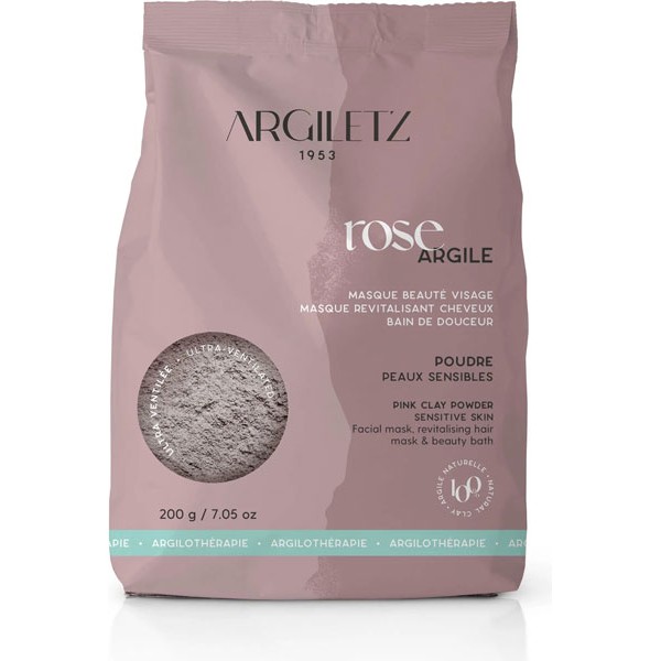 Ultra-ventilated pink rim - sensitive skin - 200 gr Argiletz