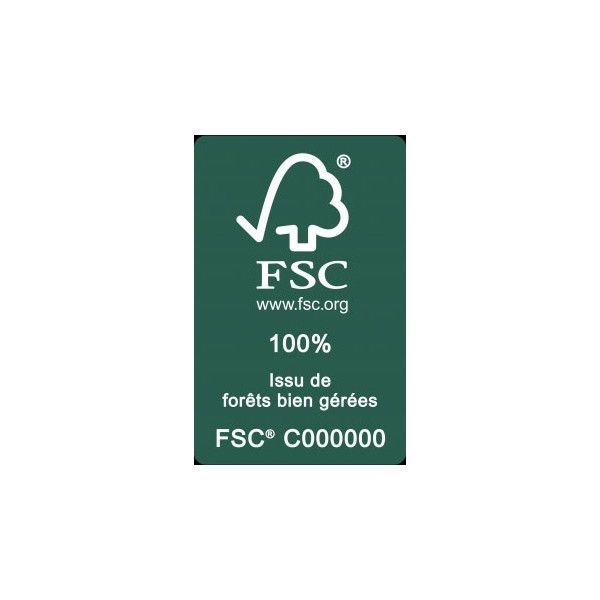 FSC logo for the agave fiber dishwashing brush refill La Droguerie Ecologique