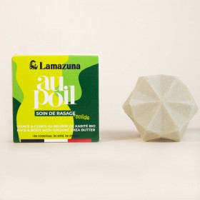 Le pain de rasage solide Lamazuna change de nom et d'emballage