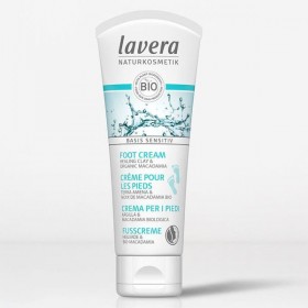 Crème pour les pieds Basis Sensitiv - 75 ml Lavera