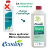 Change of label for the pipe unblocker Ecodoo
