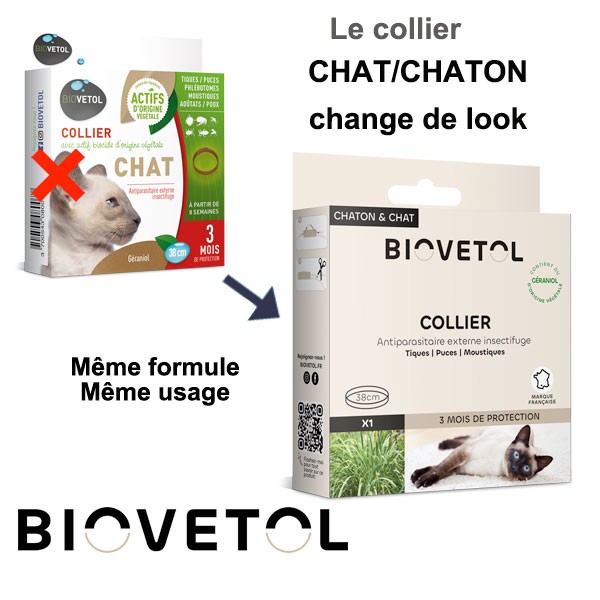 look change for the Chat necklace Biovétol