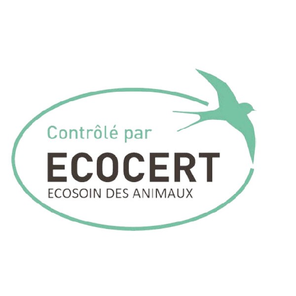 Logo Ecocert pour le baume nourrissant et apaisant pour chien et chat Biovétol