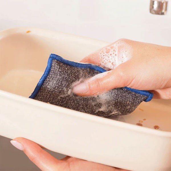 Double-sided scraping sponge - washable and durable - Inga - View 6