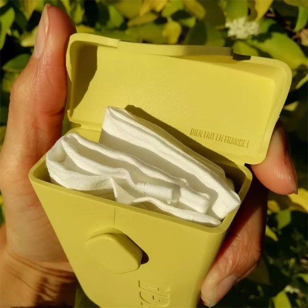 6 Washable fabric handkerchiefs and their malignant case - Inga - View 6