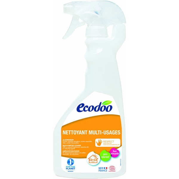 Nettoyant multi usages hypoallergénique prêt à l'emploi - 500 ml - Ecodoo