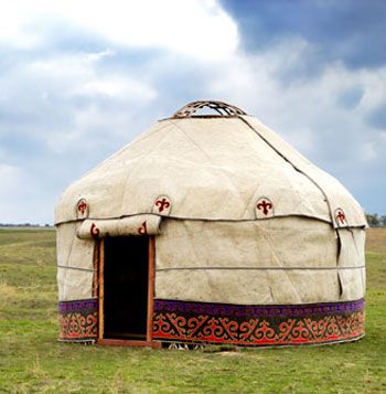 Treating a yurt against clothes moths
