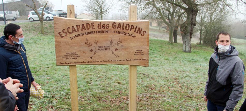 Premier sentier participatif et agroécologique Escapade des Galopins
