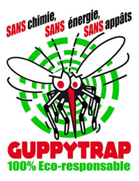 Guppytrap, le piège à larves de moustique