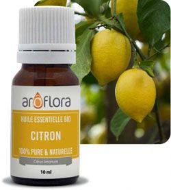 Huile essentielle de citron bio Aroflora