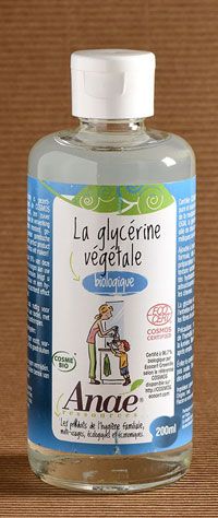 La glycérine végétale bio Anaé dans vos préparations cosmétiques