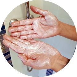 Utiliser un shampooing en poudre